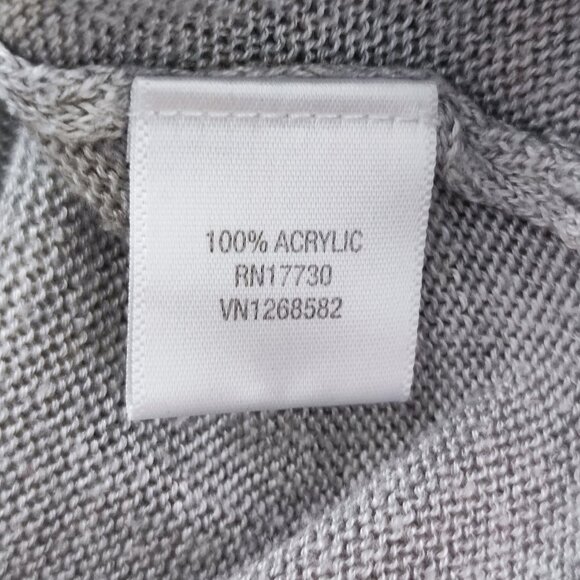 Converse All Star pullover women's size L grey lightweight turtle neck - Picture 6 of 9